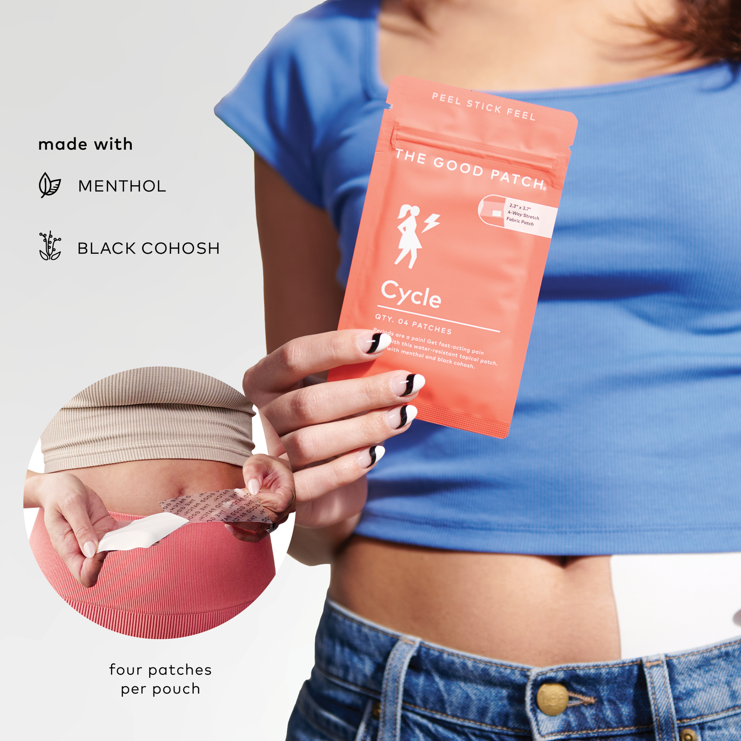 Patch de bien-être portable pour cycle menstruel: 13 pochettes