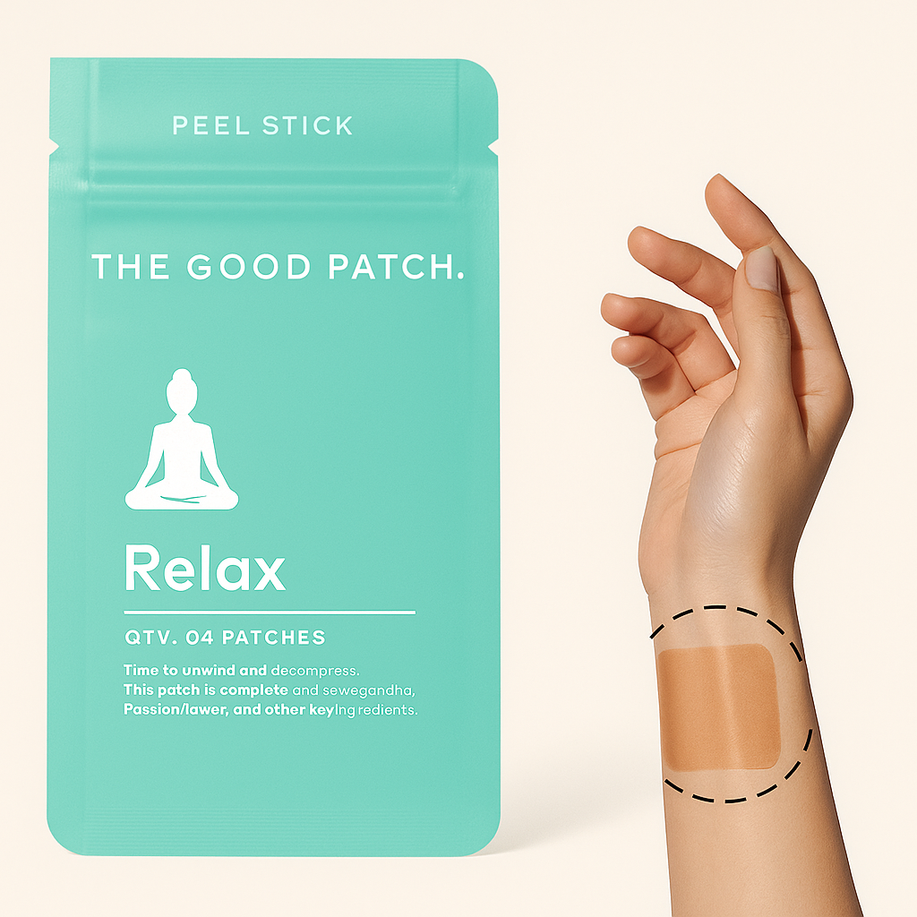 Patch Anti-Stress Naturel – Ashwagandha & Plantes Adaptogènes Relaxation Instantanée